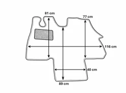 Obelink Fiat Ducato 2002 tot 2006 cabinemat