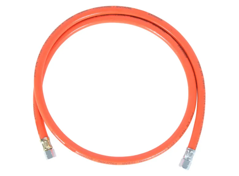 Obelink gasslang 1/4" links - 1,50 meter