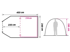 Obelink High Crest 4 tunneltent