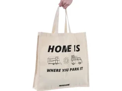 Obelink Home is where you park it canvas tas