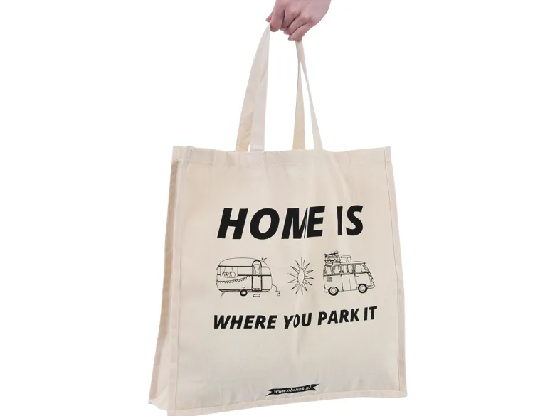 Obelink Home is where you park it canvas tas
