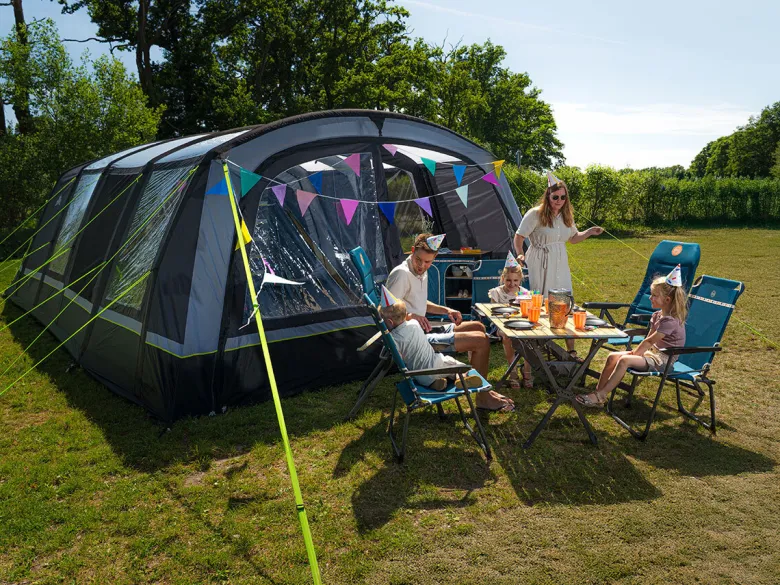 Obelink Hudson 6 Poly Easy Air CoolDark tunneltent