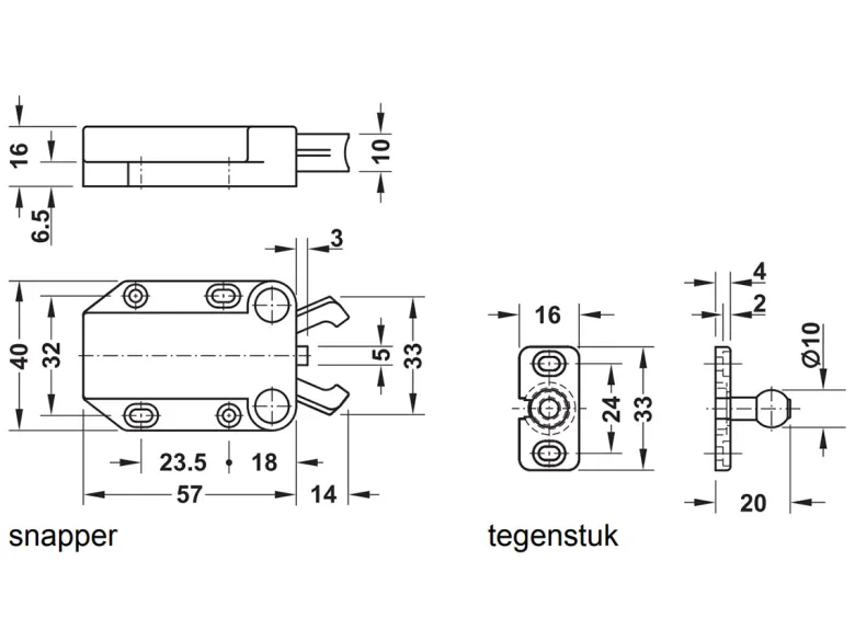 Obelink klemsnapper
