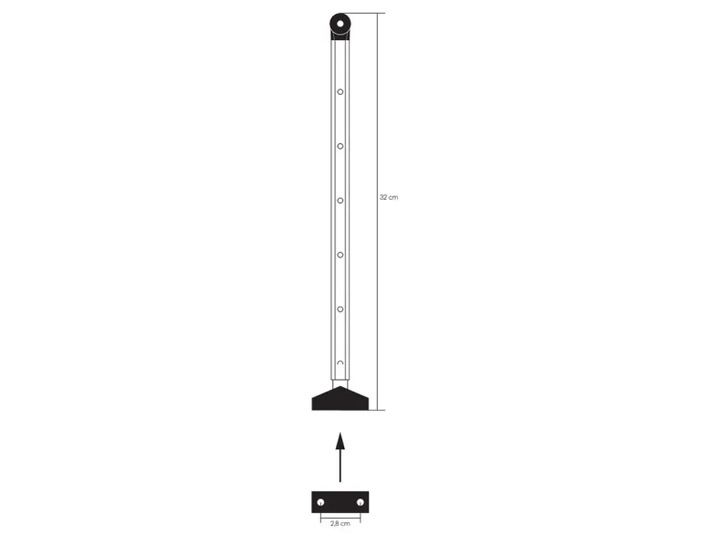 Obelink klik-klak raamuitzetter - 32 cm