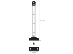 Obelink klik-klak raamuitzetter - 18,6 cm