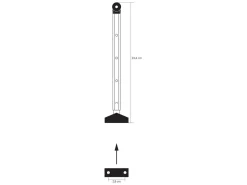 Obelink klik-klak raamuitzetter - 24,4 cm