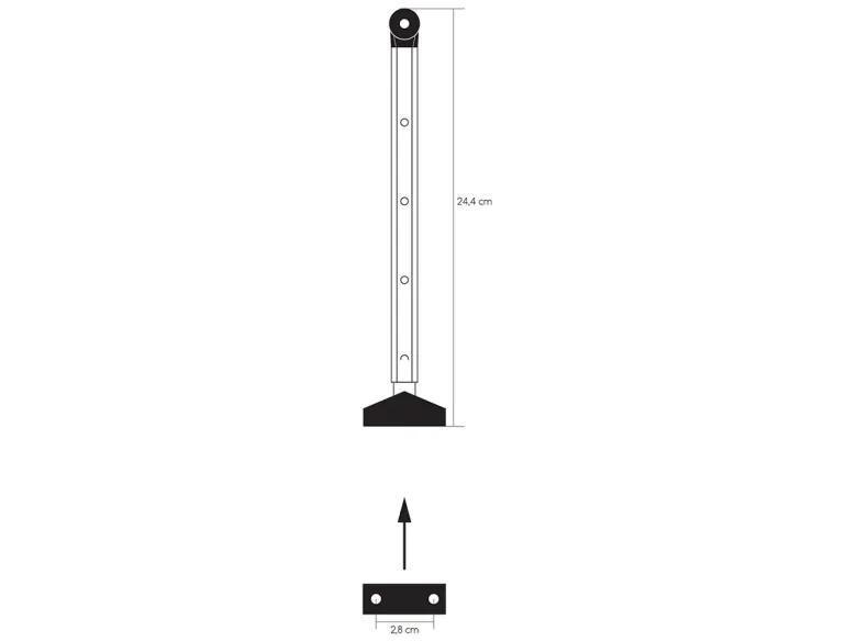 Obelink klik-klak raamuitzetter - 24,4 cm