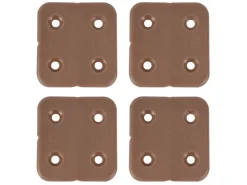 Obelink kunststoffen scharnieren (4x stuks) - brown