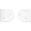 Obelink kunststoffen schuifdeurgeleiders (2x stuks) - white
