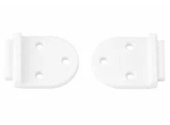 Obelink kunststoffen schuifdeurgeleiders (2x stuks) - white