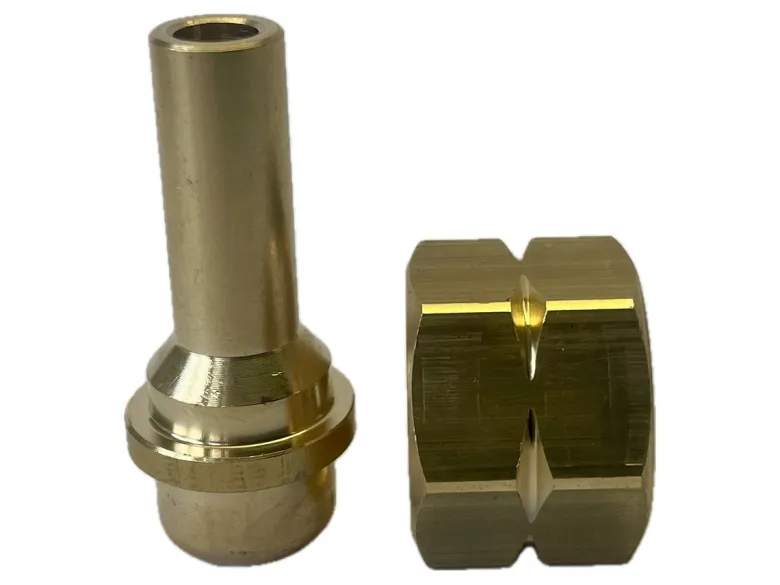 Obelink 3/8" links x gasleiding adapter