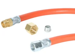 Obelink 1/4" links x 8 mm knel gasslang - 1 meter