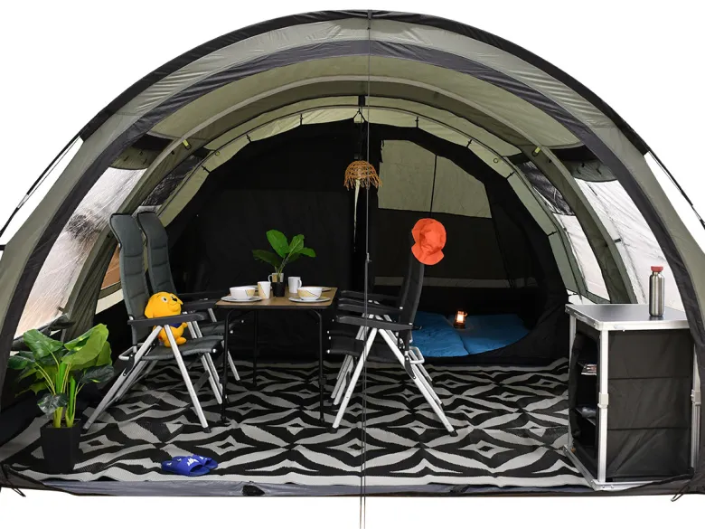 Obelink Lugano 6 Plus tunneltent - Green