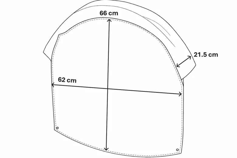 Obelink luxe wielhoes - t/m 15 inch
