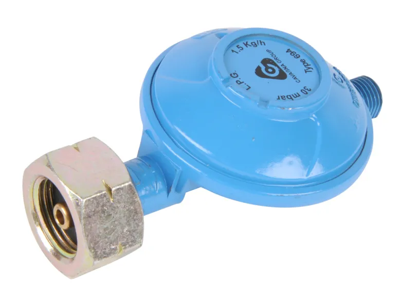 Obelink 30 mbar 1/4" links drukregelaar