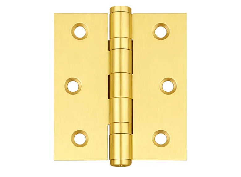 Obelink messingen platte scharnieren (2x stuks) - gold