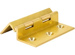 Obelink metalen haakse scharnieren (2x stuks) - gold
