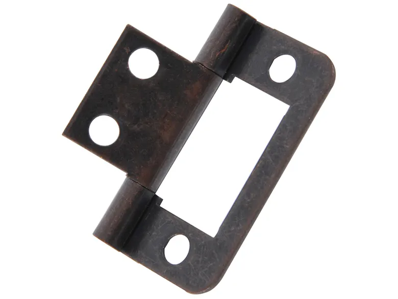 Obelink metalen kleine vlakke scharnier (1x stuks) - antracite