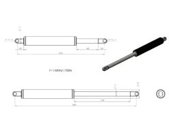 Obelink 10,1 mm 1700N hefbed gasveer