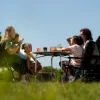 Obelink Molise standenstoel met verstelbare hoofdsteun - Black