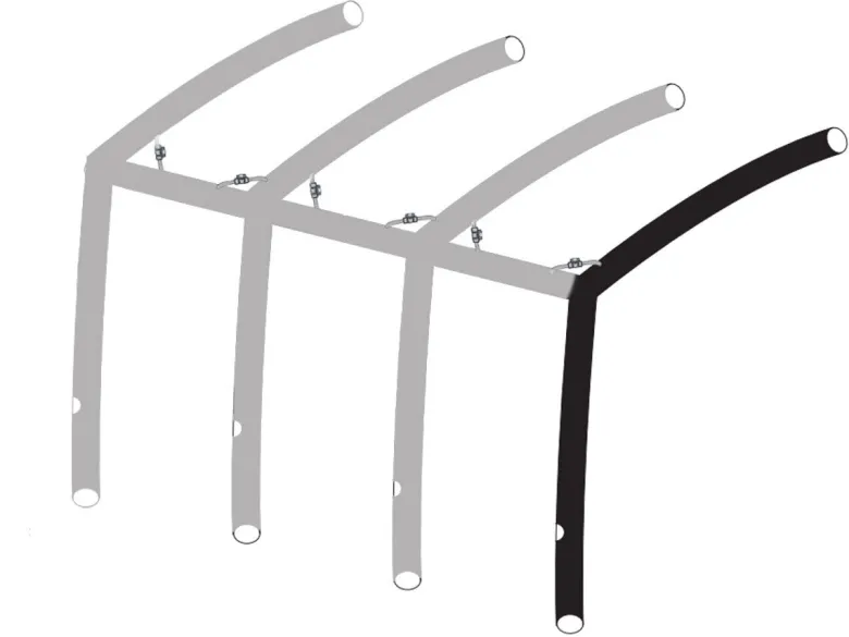 Obelink Monaco/Ambassador 320/380/420 Easy Air Connected hoofd airtube rechts new