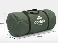 Obelink Napels 4 Poly Vis-à-Vis tunneltent