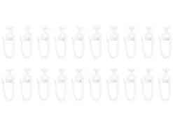 Obelink nylon gordijnhaakjes - 20 stuks