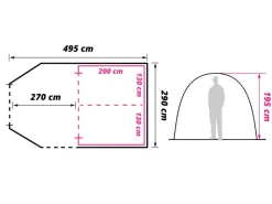 Obelink Optima 4 TC tunneltent