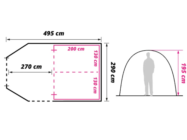 Obelink Optima 4 TC tunneltent