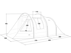 Obelink Optima 4 TC tunneltent