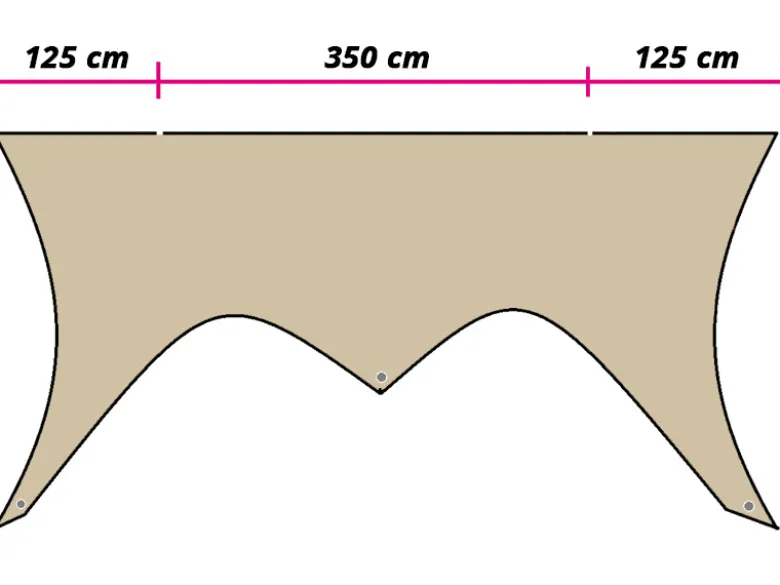 Obelink Outdoor Sunroof TC 350 cm caravanluifel