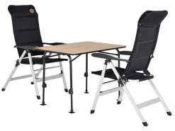 Obelink Outdoor Superlight 100 en Corsa Black tafel met standenstoelen