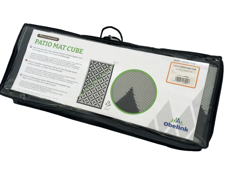 Obelink Patio Mat Cube 440 x 290 cm tenttapijt