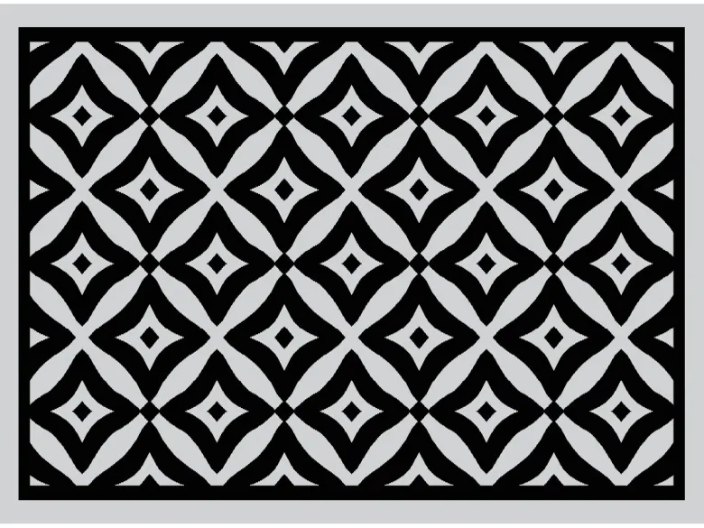 Obelink Patio Mat Cube 370 x 270 cm tenttapijt