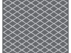 Obelink Patio Mat Diamond 305 x 250 cm tenttapijt
