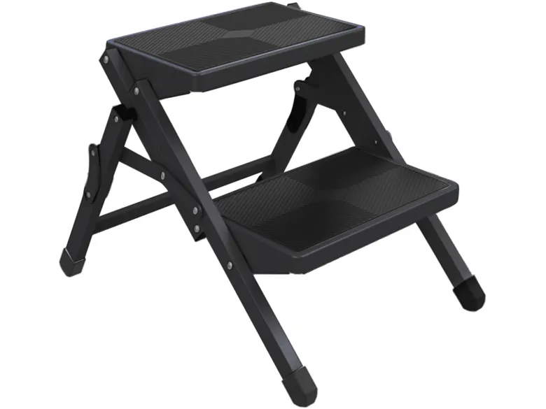 Obelink Perth opvouwbare dubbele opstap - black