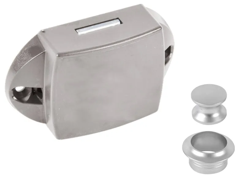 Obelink push-lock set - silver