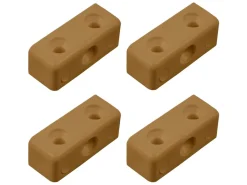 Obelink PVC hoekverbinders - light brown