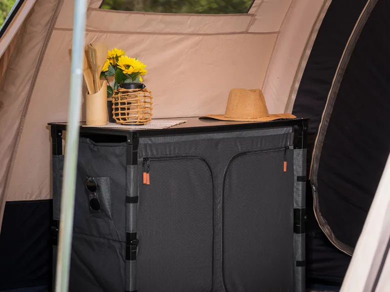 Obelink Ravenna Alu Quick campingkast - Black