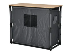 Obelink Ravenna Bamboo Quick campingkast - Black
