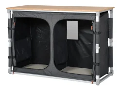 Obelink Ravenna Bamboo XL Quick campingkast - Grey