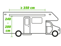Obelink Rio 280 Easy Air caravan en camper voortent