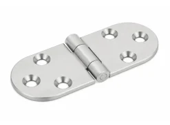 Obelink RVS afgeronde scharnieren (2x stuks) - mat