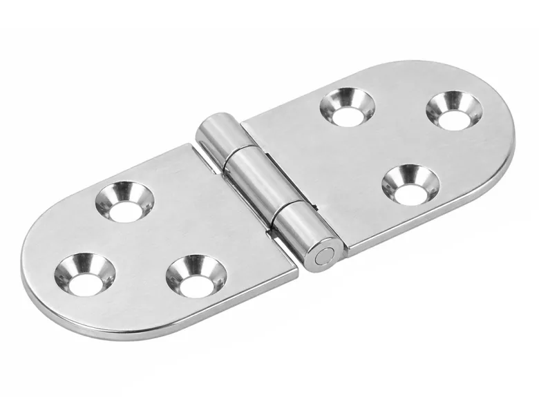 Obelink RVS afgeronde scharnieren (2x stuks) - glans