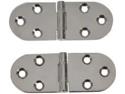 Obelink RVS afgeronde scharnieren (2x stuks) - glans