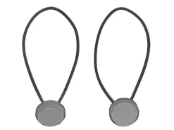 Obelink set lange elastieken met platte knop - 14 cm