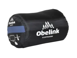 Obelink Sleepwarm Reversible slaapzak - Light Blue/ Crown Blue