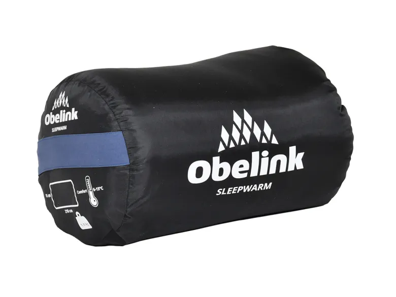 Obelink Sleepwarm Reversible slaapzak - Light Blue/ Crown Blue