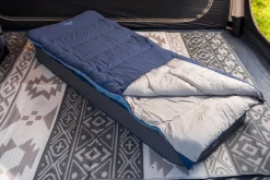 Obelink Sleepwarm Reversible slaapzak - Light Blue/ Crown Blue
