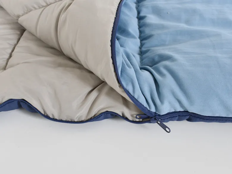 Obelink Sleepwarm Reversible slaapzak - Light Blue/ Crown Blue